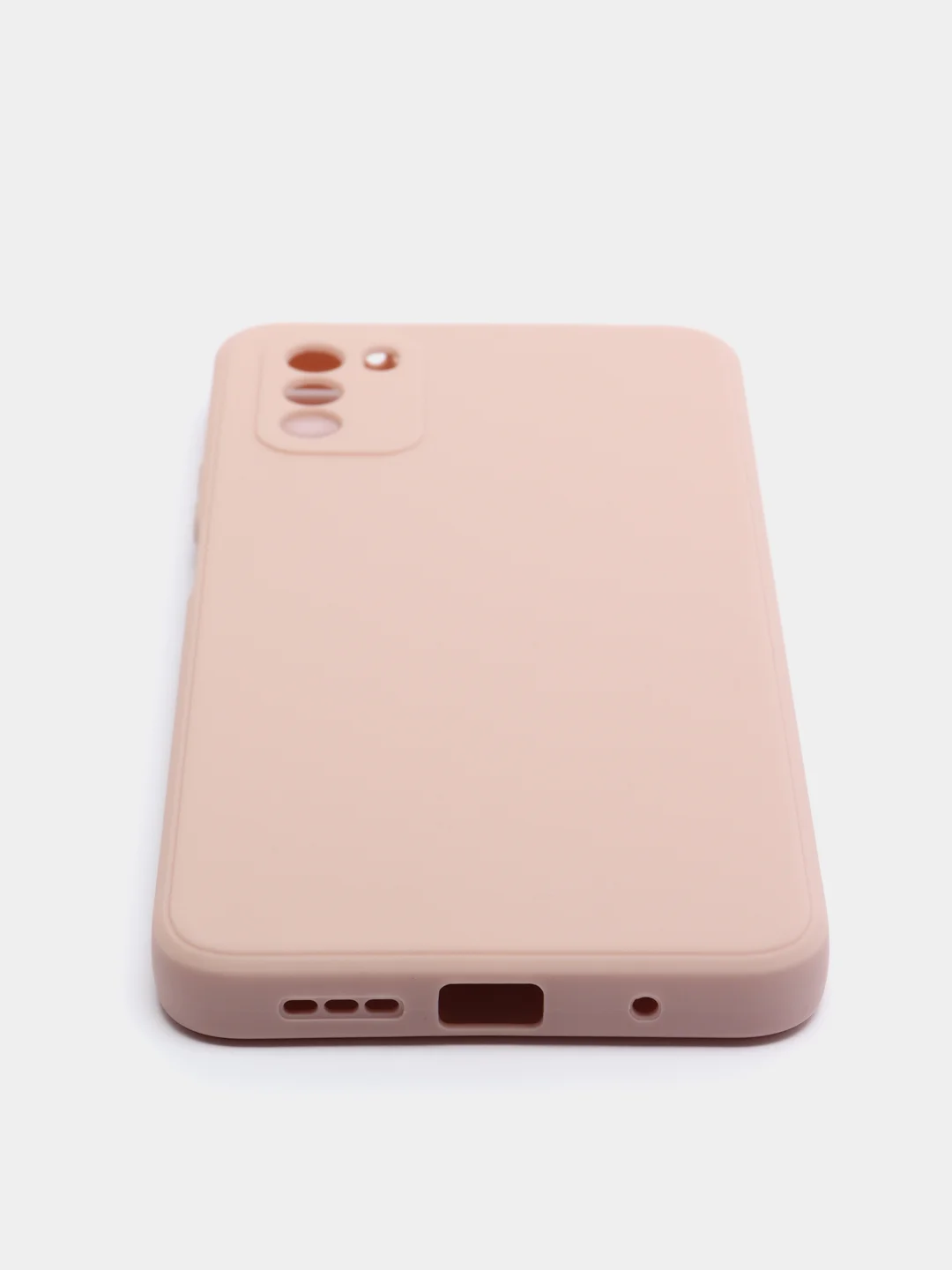 Пудровый чехол для Xiaomi Redmi 9A/9/9C/9T/NOTE 10 PRO/NOTE 9 силиконовый (Борта чехла прямые NEW)
