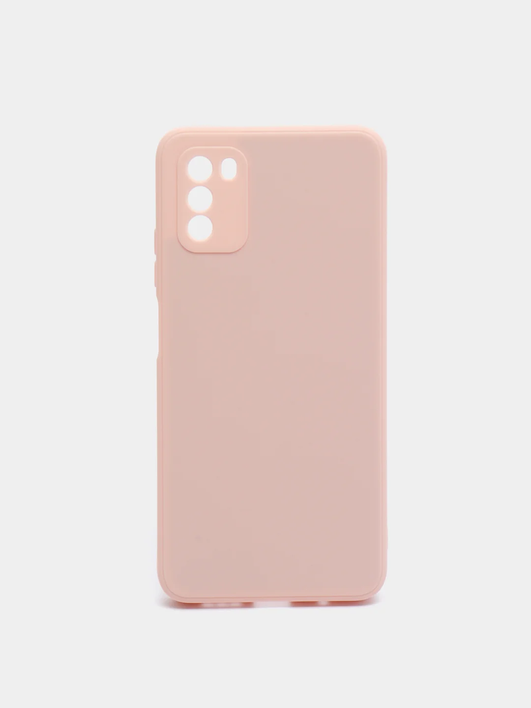 Пудровый чехол для Xiaomi Redmi 9A/9/9C/9T/NOTE 10 PRO/NOTE 9 силиконовый (Борта чехла прямые NEW)