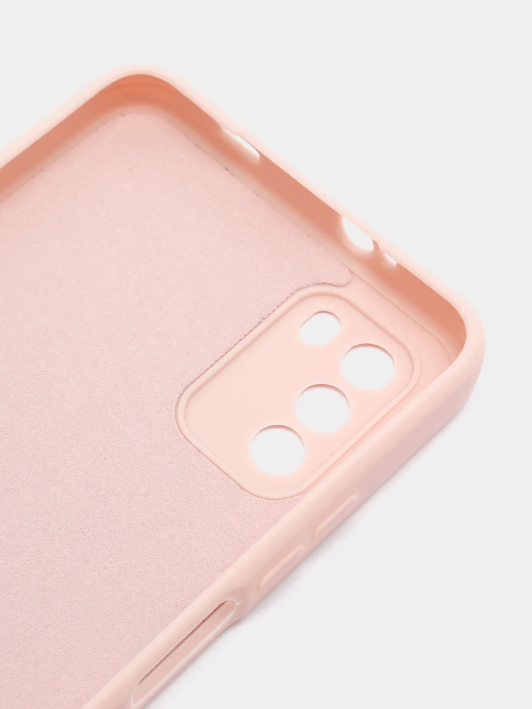 Пудровый чехол для Xiaomi Redmi 9A/9/9C/9T/NOTE 10 PRO/NOTE 9 силиконовый (Борта чехла прямые NEW)