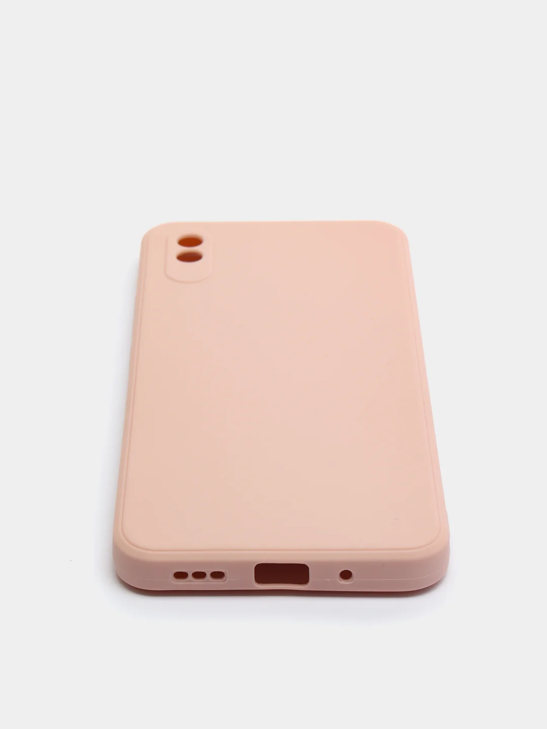 Пудровый чехол для Xiaomi Redmi 9A/9/9C/9T/NOTE 10 PRO/NOTE 9 силиконовый (Борта чехла прямые NEW)