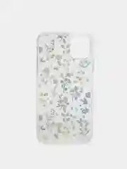 Вишнёвый чехол "Цветочки" для Samsung A12, A22, A51, A52, A72, iPhone 11, iPhone 13