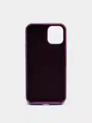 Фиолетовый чехол на iPhone X, XS, XR, 7, 8, se, 12, 12 Pro, Mini, Max silicone case, закрытый низ, бархат внутри