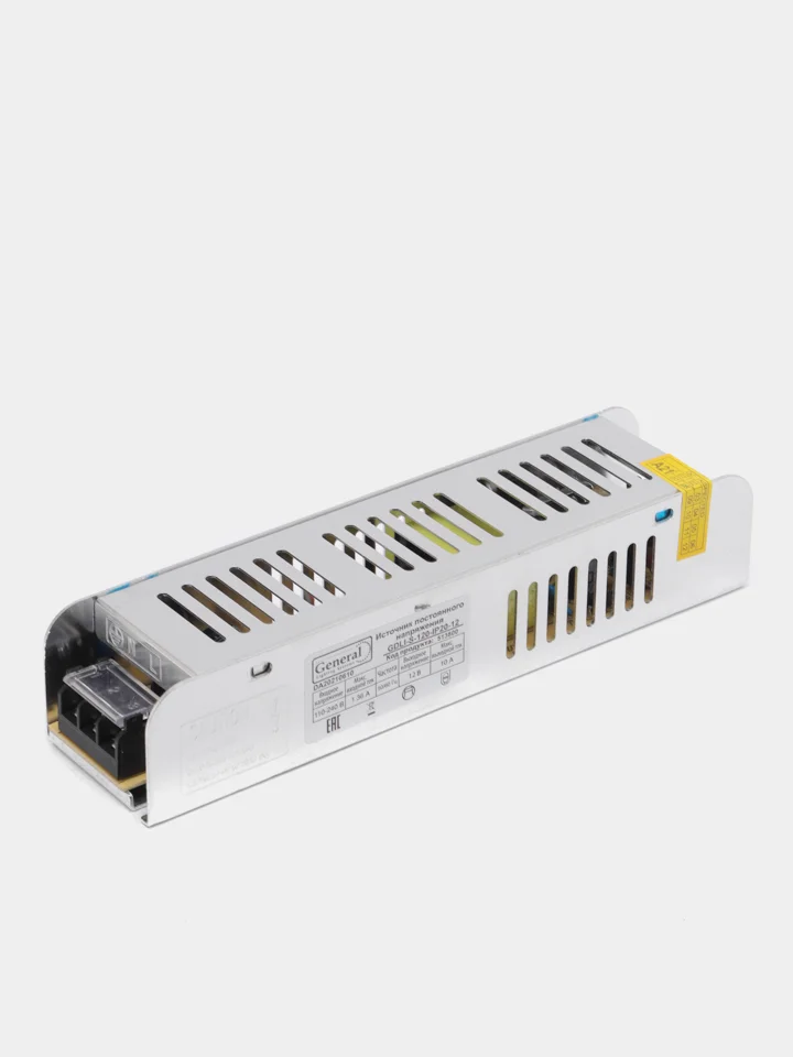 Светодиодный драйвер (блок питания) General 12V IP20 компактный