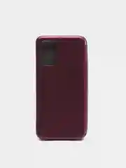 Багровый чехол книжка Xiaomi POCO F3, POCO M3, POCO X3 NFC, POCO X3 PRO с функцией подставки