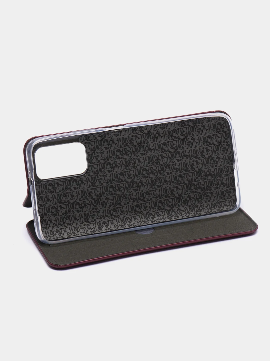Багровый чехол книжка Xiaomi POCO F3, POCO M3, POCO X3 NFC, POCO X3 PRO с функцией подставки