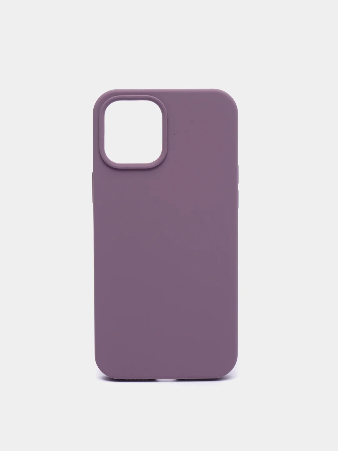 Пурпурный чехол на iPhone X, XS, XR, 7, 8, se, 12, 12 Pro, Mini, Max silicone case, закрытый низ, бархат внутри