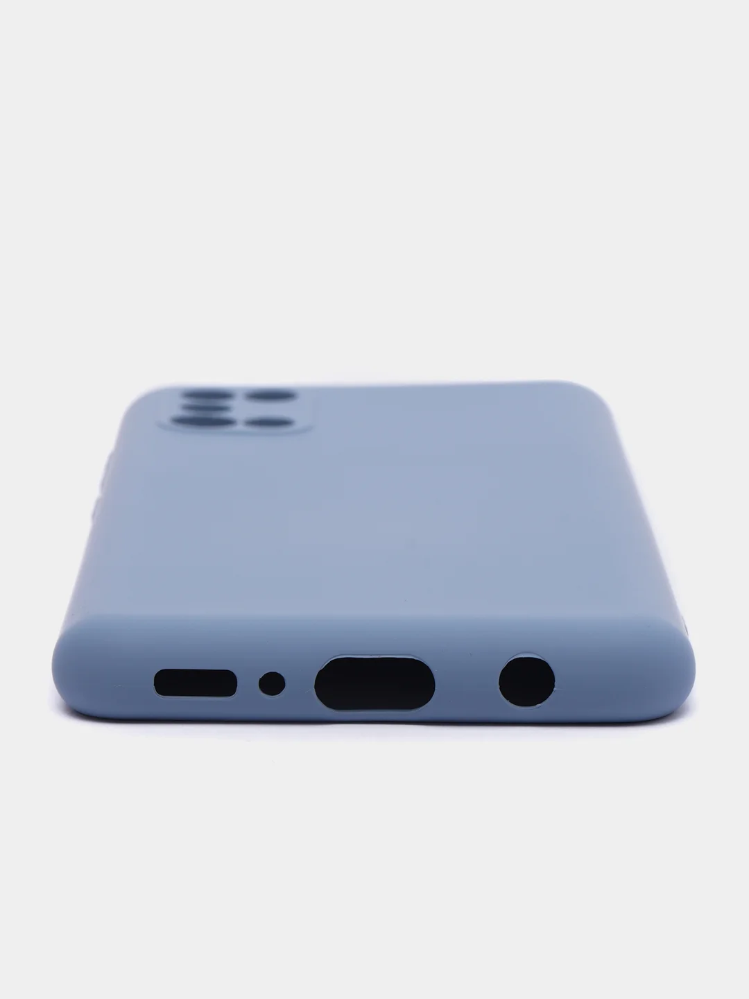 Небесно-голубой чехол для Samsung A02S, A21S, A12, A50, A01core, A10, A52, M31S, A11/M11, A41, A32 бархат