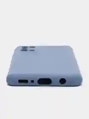 Небесно-голубой чехол для Samsung A02S, A21S, A12, A50, A01core, A10, A52, M31S, A11/M11, A41, A32 бархат