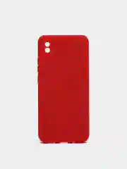 Красный чехол для Xiaomi Redmi 9A/9/9C/9T/NOTE 10 PRO/NOTE 9  силиконовый (Борта чехла прямые NEW)