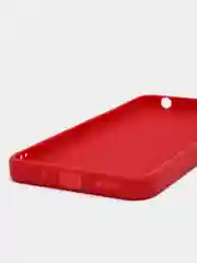 Красный чехол для Xiaomi Redmi 9A/9/9C/9T/NOTE 10 PRO/NOTE 9  силиконовый (Борта чехла прямые NEW)