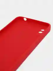 Красный чехол для Xiaomi Redmi 9A/9/9C/9T/NOTE 10 PRO/NOTE 9  силиконовый (Борта чехла прямые NEW)