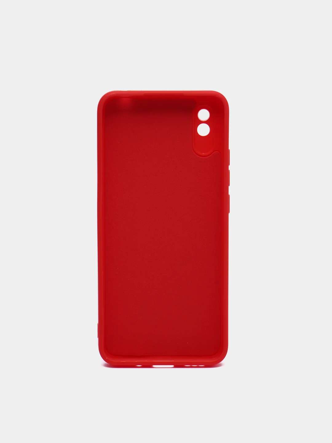 Красный чехол для Xiaomi Redmi 9A/9/9C/9T/NOTE 10 PRO/NOTE 9 силиконовый (Борта чехла прямые NEW)