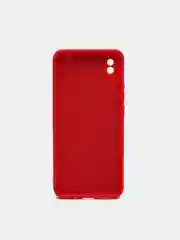 Красный чехол для Xiaomi Redmi 9A/9/9C/9T/NOTE 10 PRO/NOTE 9  силиконовый (Борта чехла прямые NEW)