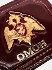 Багровый обложка для удостоверения "ОМОН"