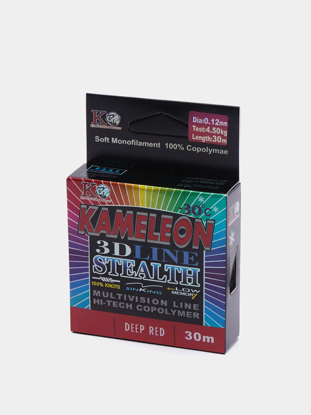 Леска зимняя 3D, 30 м, -30C