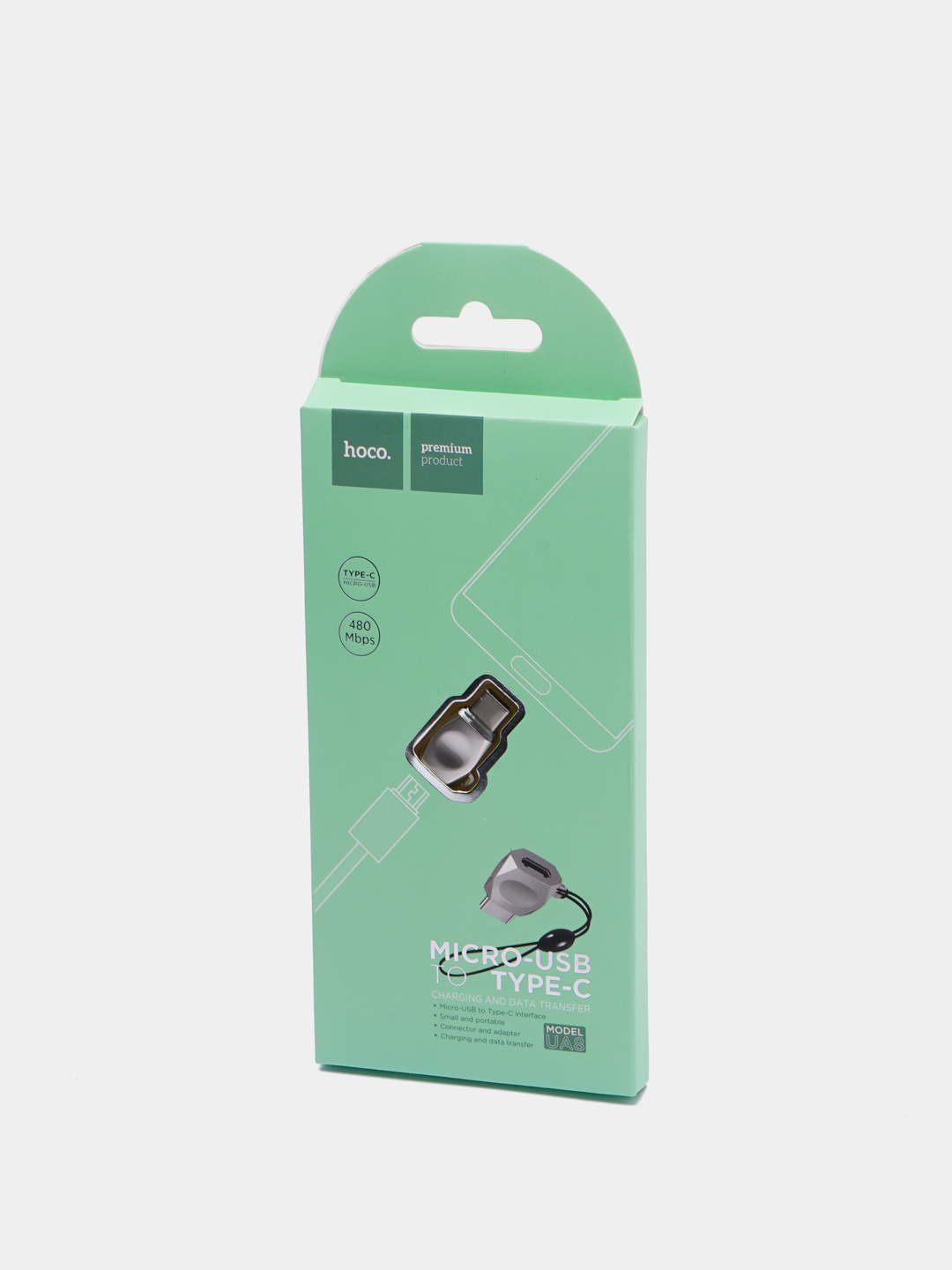 Переходник Hoco Type-C-Micro USB, UA9 Type-C-USB, Micro USB- USB Android,  Apple купить по цене 151.17 ₽ в интернет-магазине Магнит Маркет