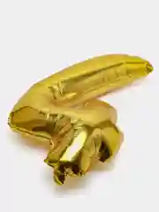 Шар-цифра фольгированный, 75-85 см, золотой