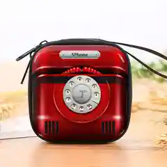 Бордовый сумка-монетница, детская