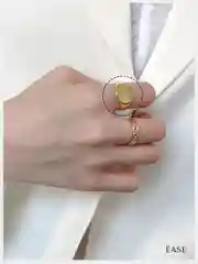 Золотой кольцо Trendy