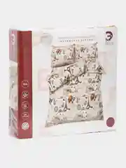 Бордовый комплект постельного белья, хлопок, 2-спальный, 1.5-спальный, евро