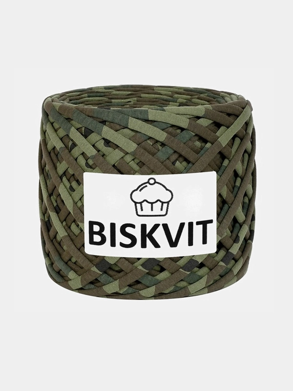Пряжа трикотажная Biskvit, хлопок, 330 г, 100 м