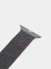 Серый плетеный нейлоновый ремешок Apple Watch 38, 40, 41, 42, 44, 45, 49 мм