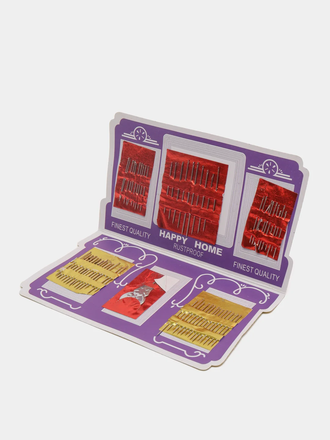 Иглы швейные, нитевдеватель, 61 шт