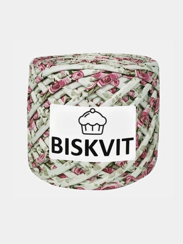 Пряжа трикотажная Biskvit, хлопок, 330 г, 100 м