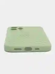 Оливковый чехол силиконовый с перфорацией для Айфон  iPhone 11 /11 Pro / 11 Pro Max / 12