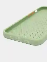 Оливковый чехол силиконовый с перфорацией для Айфон  iPhone 11 /11 Pro / 11 Pro Max / 12