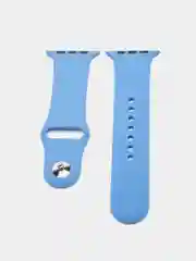 Голубой силиконовый ремешок для Apple Watch   38/40 42/44