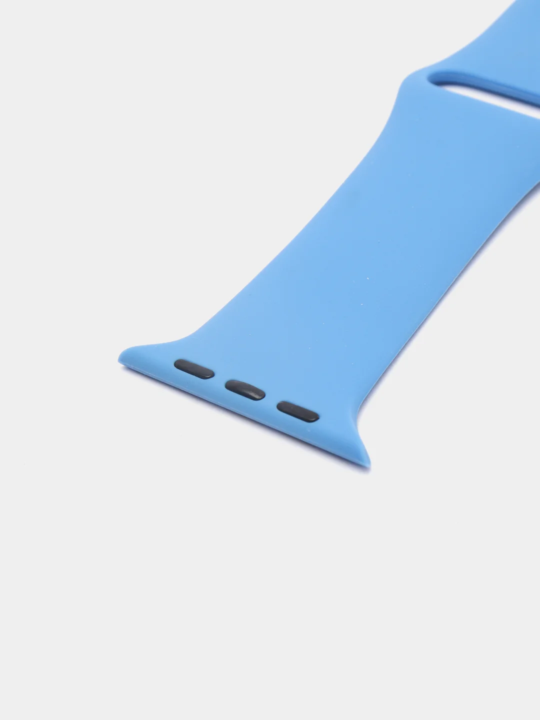 Голубой силиконовый ремешок для Apple Watch   38/40 42/44