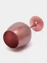 Медный бокал для вина стеклянный, цветной
