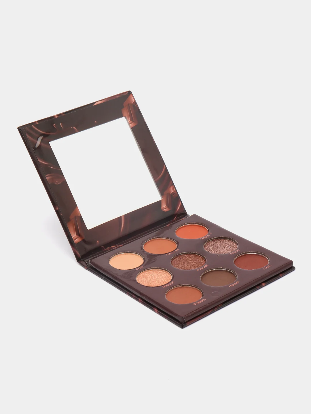 Коричневый тени - глиттер для век 9 оттенков Ever Beauty