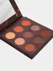 Коричневый тени - глиттер для век 9 оттенков Ever Beauty