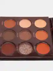 Коричневый тени - глиттер для век 9 оттенков Ever Beauty