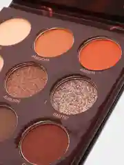 Коричневый тени - глиттер для век 9 оттенков Ever Beauty