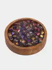 Сиреневый стеклянные бусины биконусы, граненные, 4 мм, 100 шт