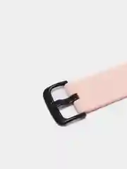 Розовый силиконовый ремешок для Xiaomi Amazfit Bip/ Samsung/Huawei, 20 мм, с кнопкой Универсальный