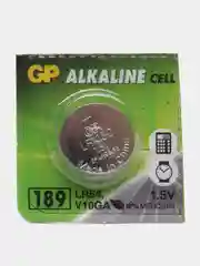 Батарейки GP AG10 (LR1130, G10, LR54, 389, 390, SR1130) для калькулятора