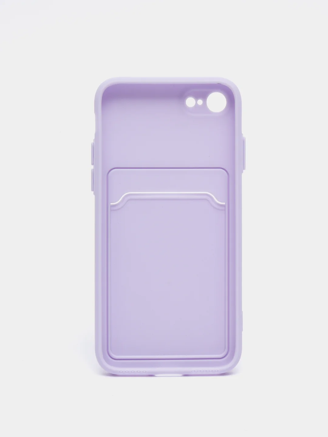Лавандовый чехол для iPhone 11, 12, 13, Pro, Max, 7, 8, Plus, с карманом для карт, защита камеры