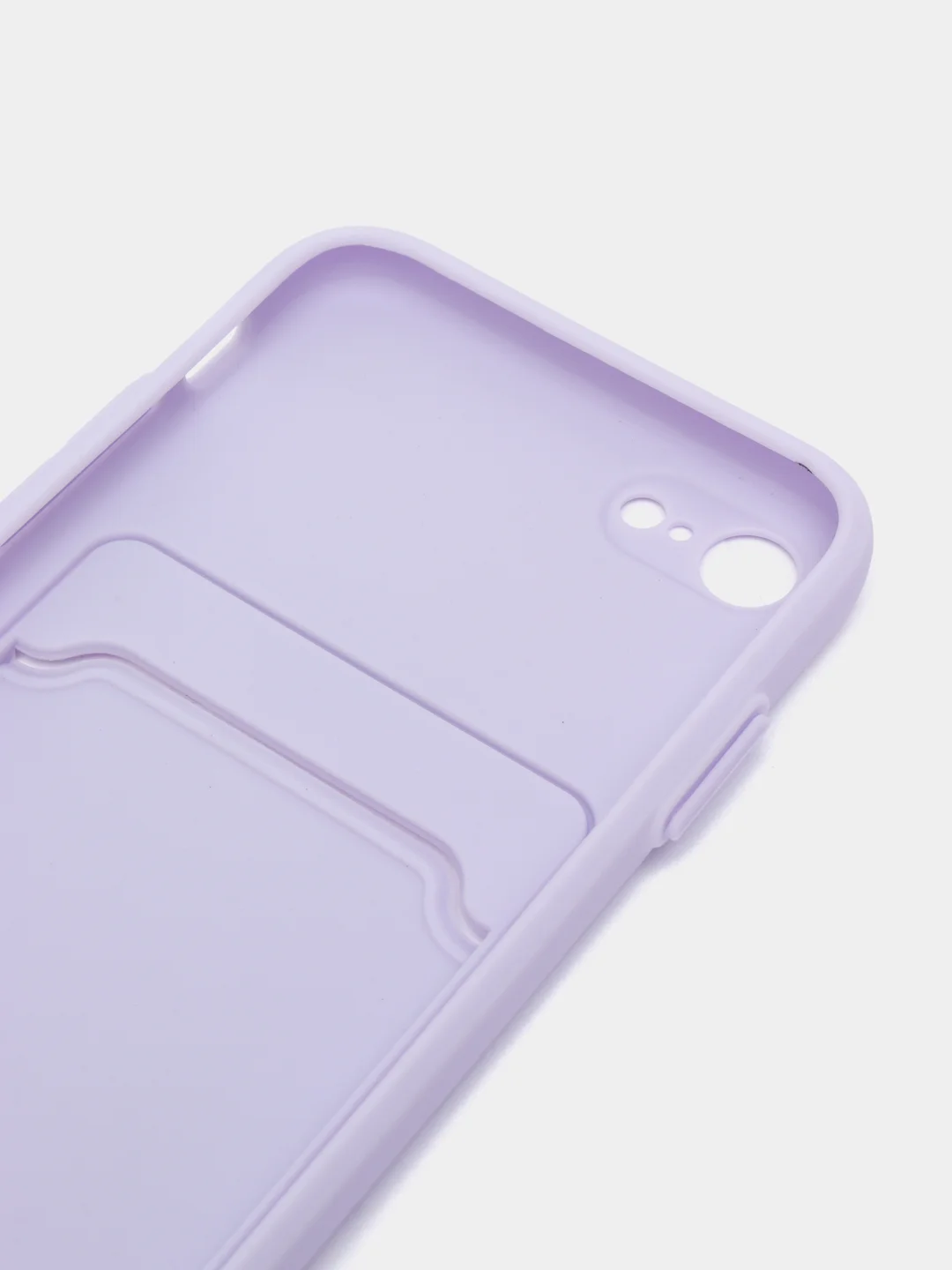 Лавандовый чехол для iPhone 11, 12, 13, Pro, Max, 7, 8, Plus, с карманом для карт, защита камеры