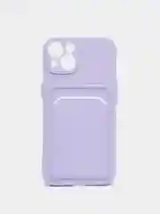 Лавандовый чехол для iPhone 11, 12, 13, Pro, Max, 7, 8, Plus, с карманом для карт, защита камеры