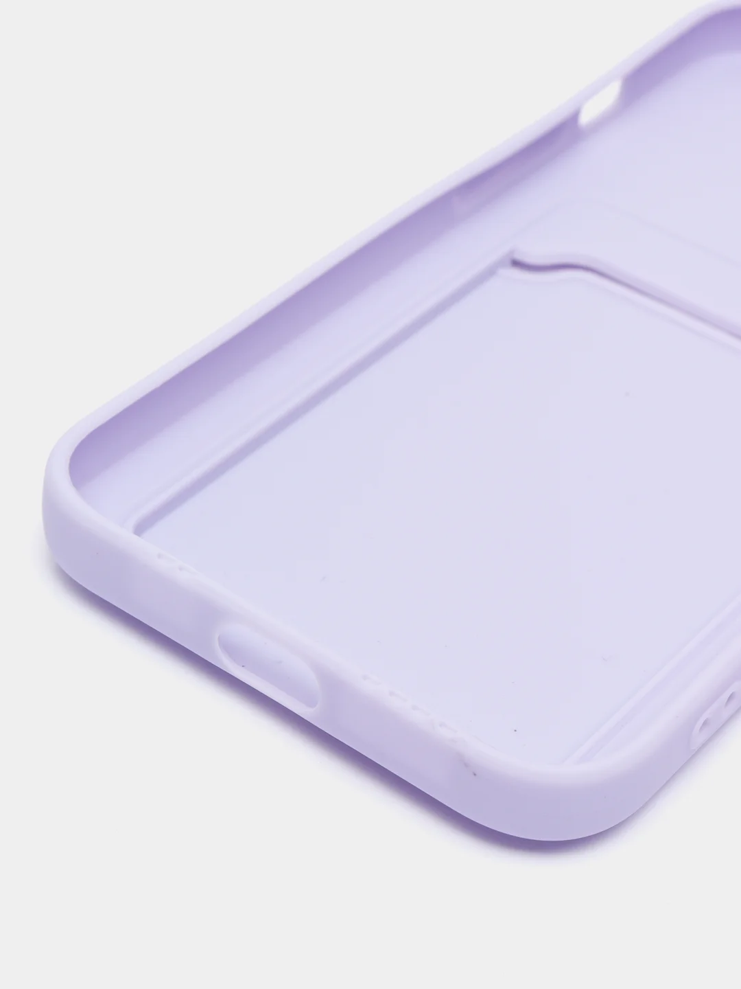 Лавандовый чехол для iPhone 11, 12, 13, Pro, Max, 7, 8, Plus, с карманом для карт, защита камеры