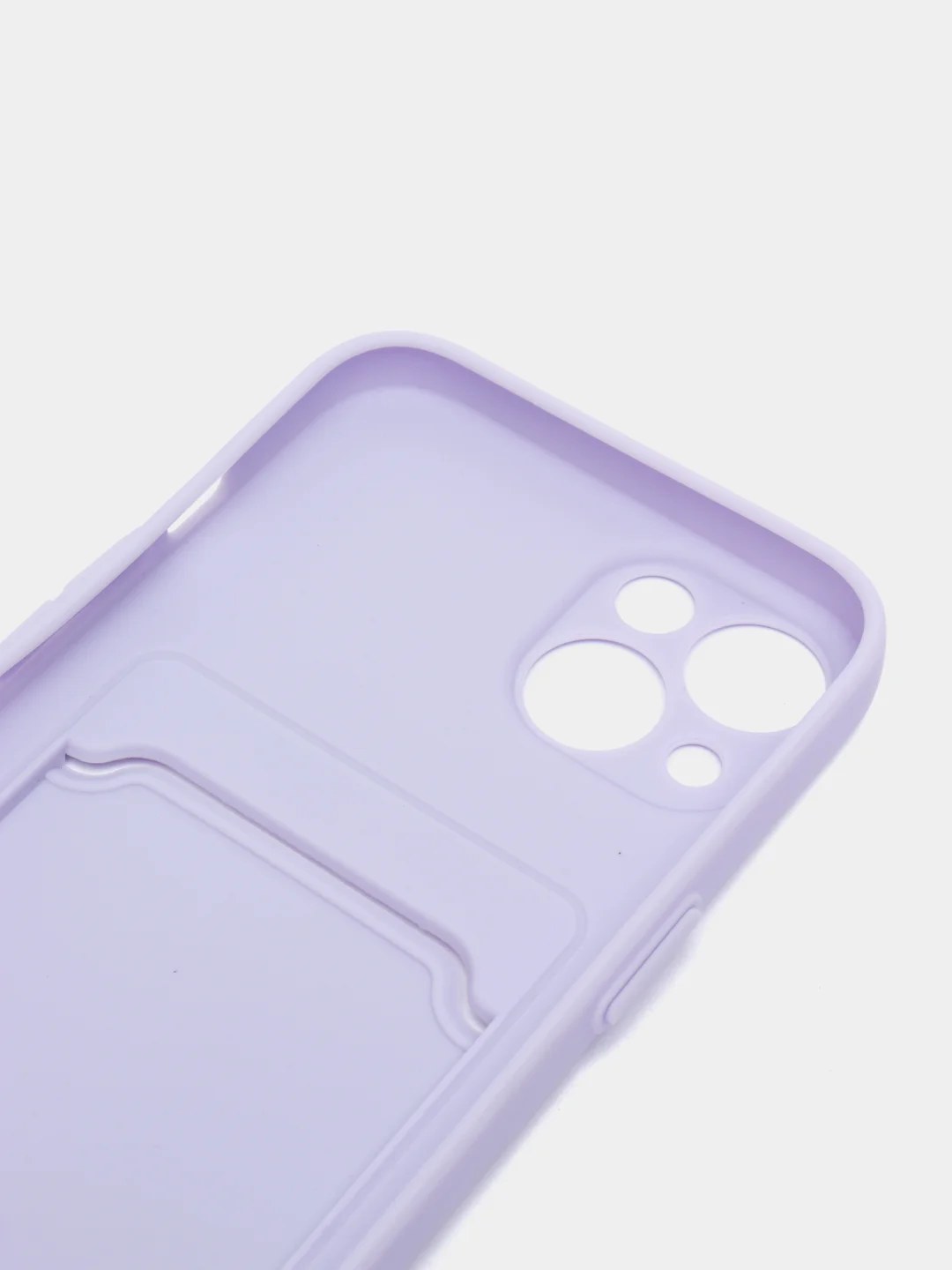 Лавандовый чехол для iPhone 11, 12, 13, Pro, Max, 7, 8, Plus, с карманом для карт, защита камеры