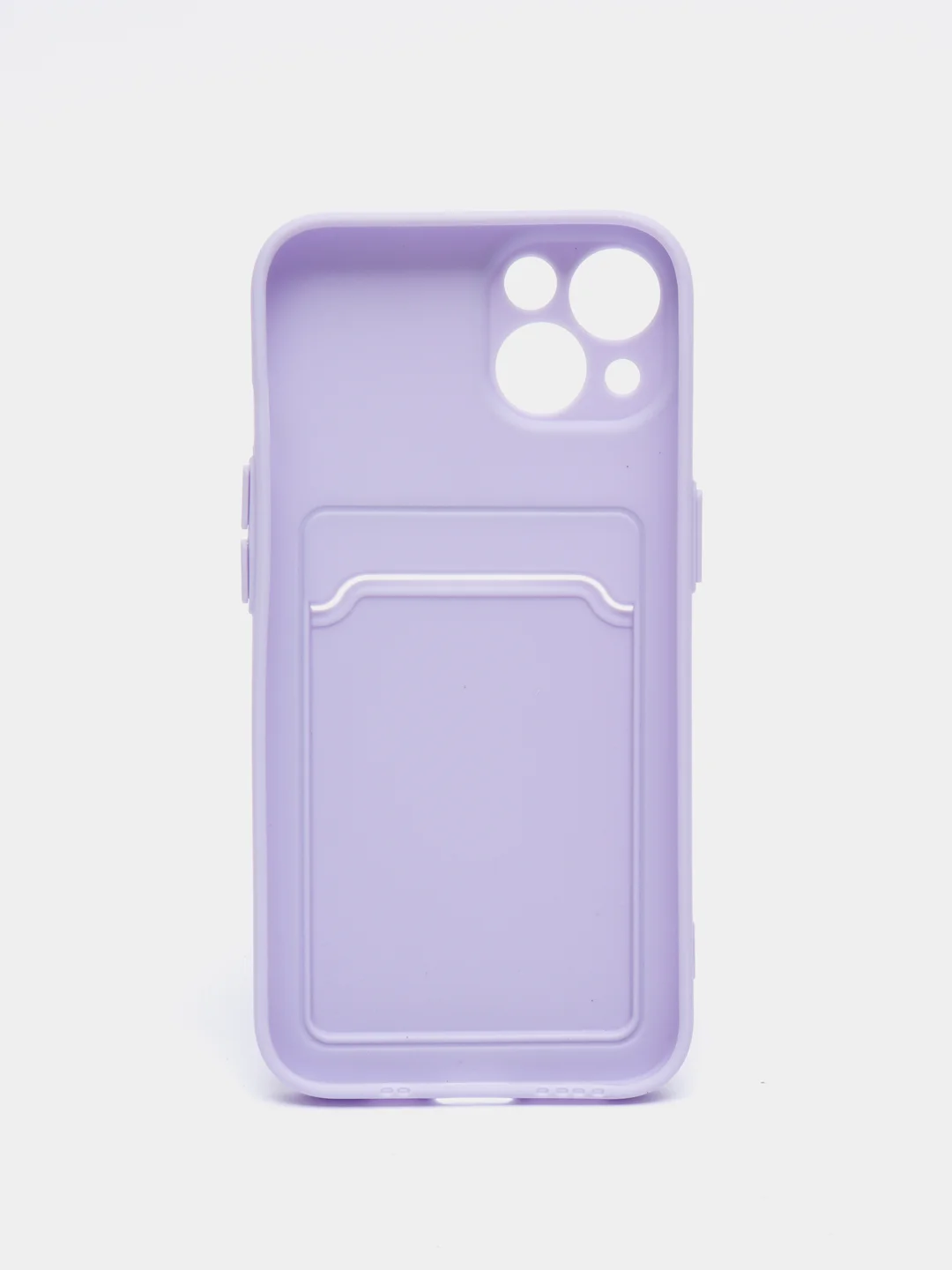 Лавандовый чехол для iPhone 11, 12, 13, Pro, Max, 7, 8, Plus, с карманом для карт, защита камеры