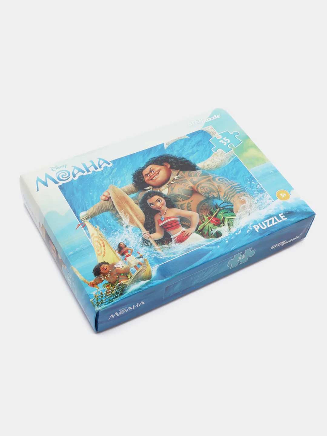 Голубой макси-пазлы "Мультфильмы", 35 элементов