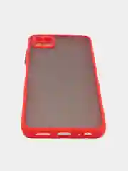 Красный чехол Samsung Galaxy A22s / A22 5G, Галакси А22, пластиковый матовый с цветными кнопками