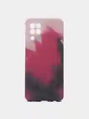 Багровый чехол Samsung Galaxy A22 / Galaxy M22 / Galaxy M32 силиконовый с мягким подкладом