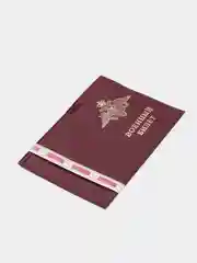 Бордовый обложка для военного билета, 4 цвета